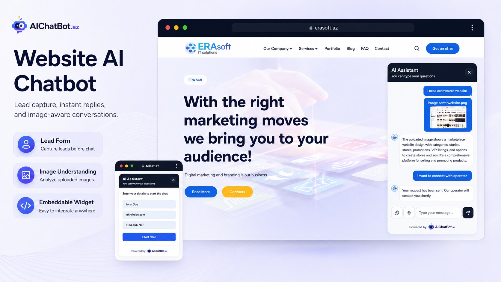AI chatbot support for exhibitions and business events
